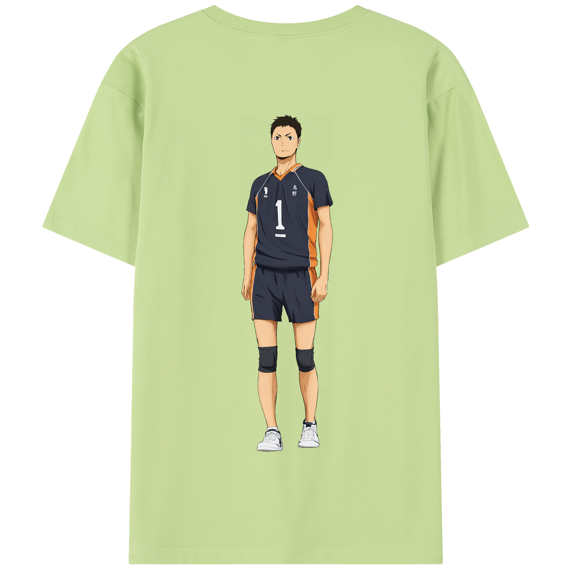 （画像用） ハイキュー!! Haikyu!! 綿100％半袖Tシャツ（背面プリント）